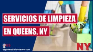 imagen de trabajadores de compañías de servicios de limpieza en queens, new york, en español