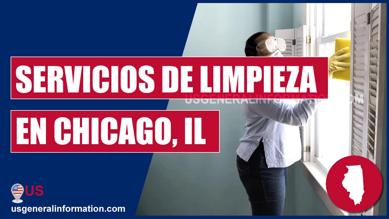 trabajadora de compañías y empresas de servicios de limpieza en chicago, illinois, en español para hispanos