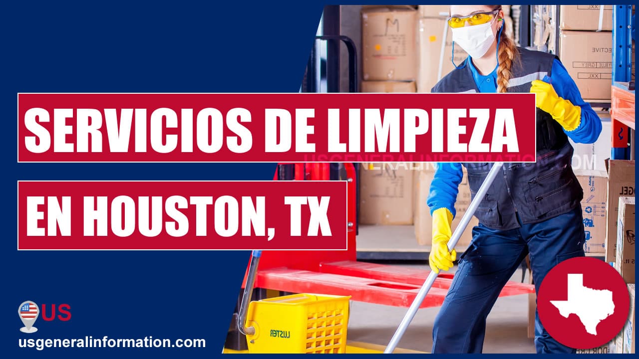 trabajadora mujer servicios de limpieza en houston, texas, español, hispanos