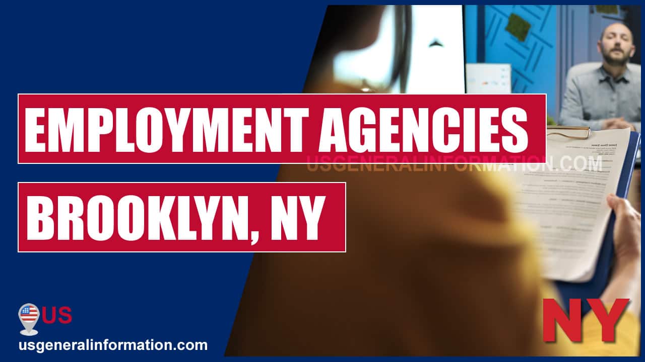 picture of job interview in a recruitment agencie in brooklyn, new york