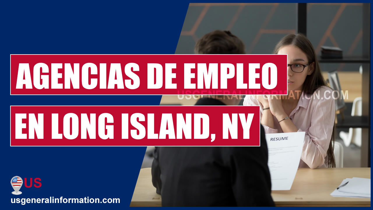 entrevista de trabajador en una de las agencias de empleo y trabajo en long island, new york, en español