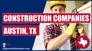 image of a worker of a construction companie in austin, texas