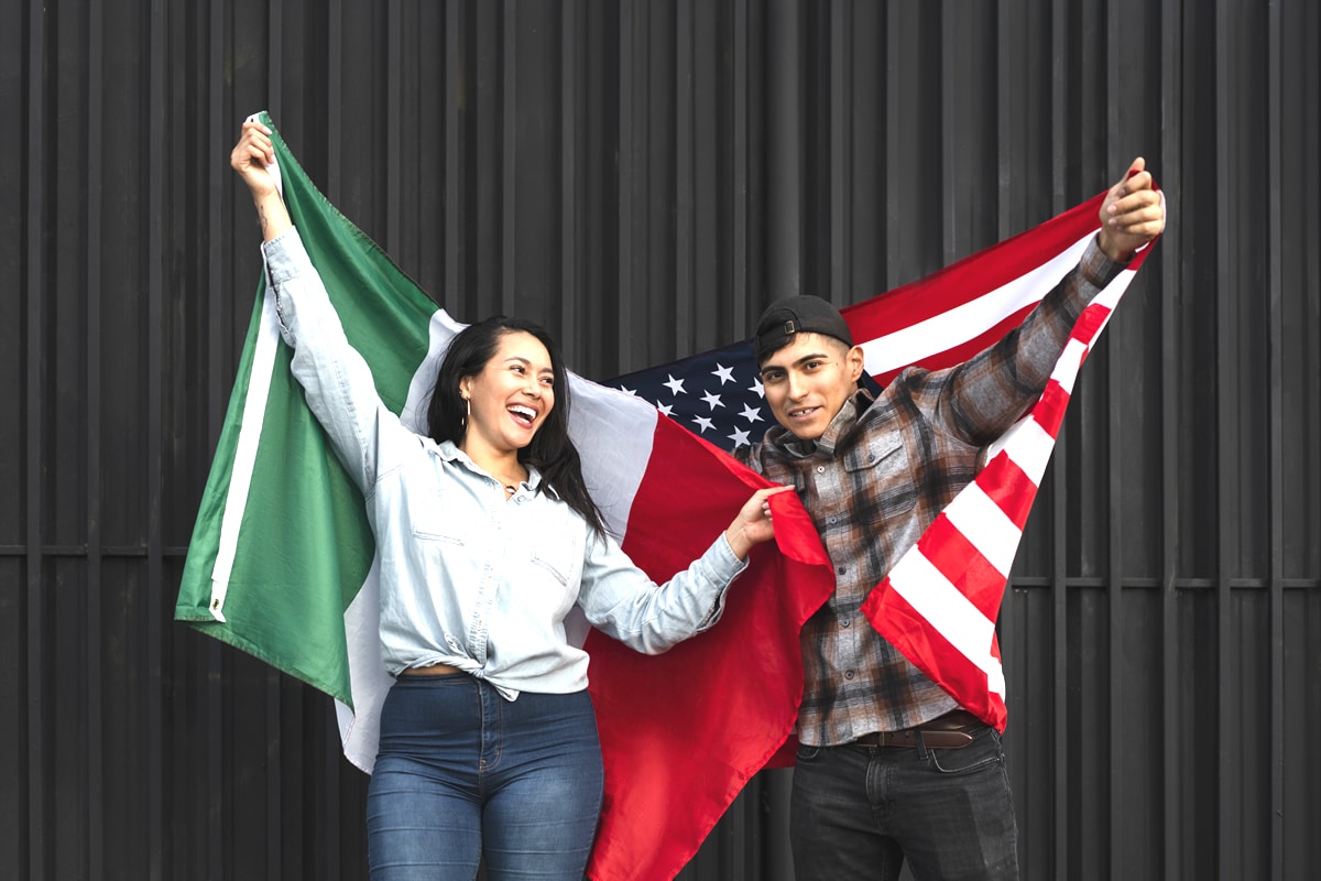 pareja de personas latinos e hispanos en estados unidos