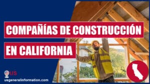 foto de trabajador en una de las compañías de construcción en california, en español
